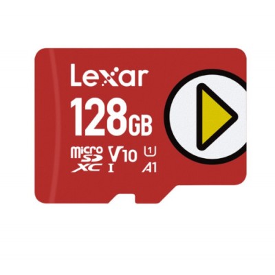LEXAR 128GB PLAY MICROSDXC UHS I CARDS UP TO 205MB S READ 140MB S WRITE C10 A2 V30 U3