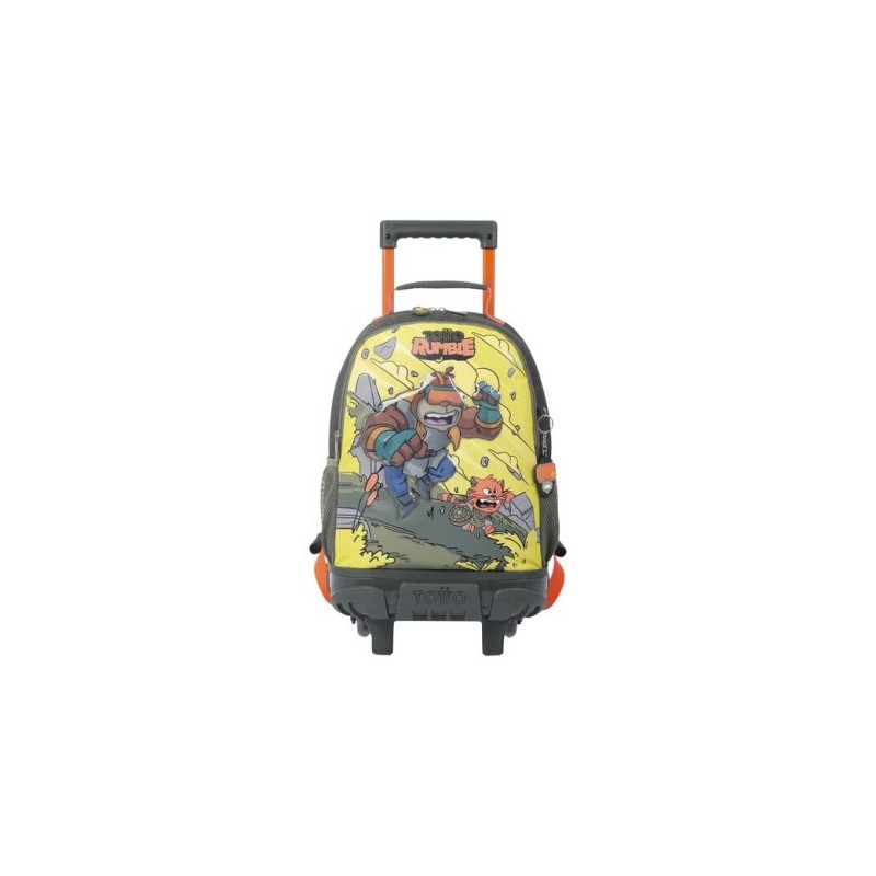 MOCHILA ESCOLAR CON RUEDAS MEDIANA DE CARTOONS TOTTO MJ03BWM005 2310 4DJM