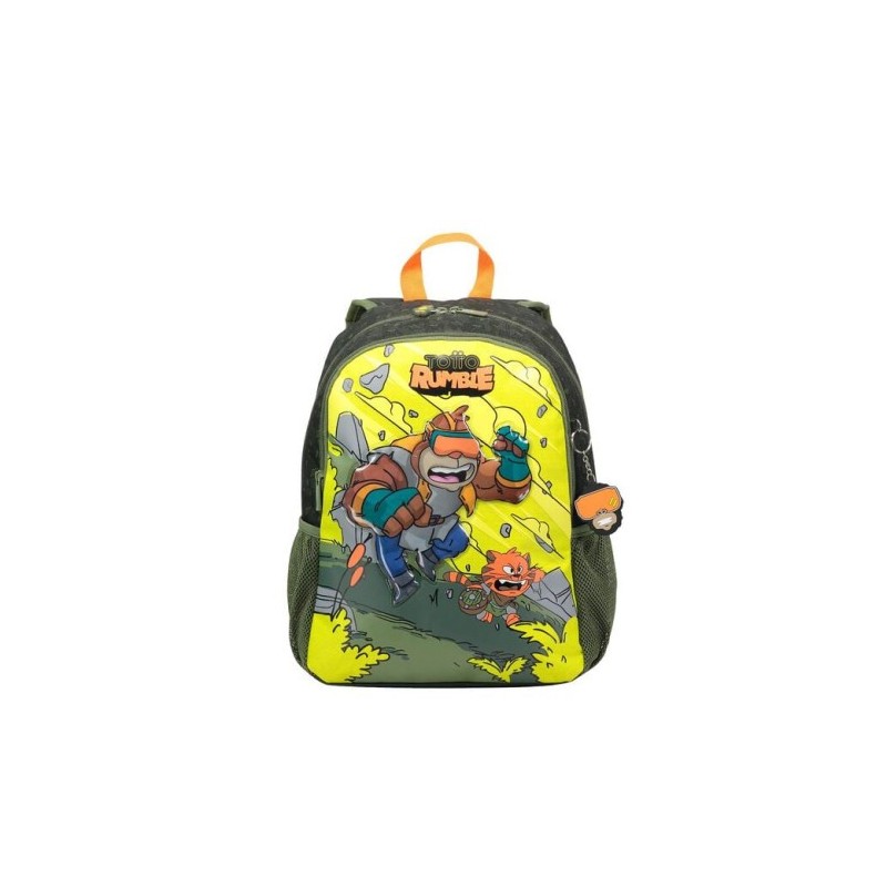 MOCHILA ESCOLAR MEDIANA DE CARTOONS TOTTO MJ04BWM002 2310 4DJM