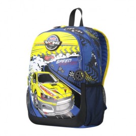 MOCHILA ESCOLAR GRANDE DE CARRERAS DE COCHES TOTTO MJ04VLC003 2310 6J7L