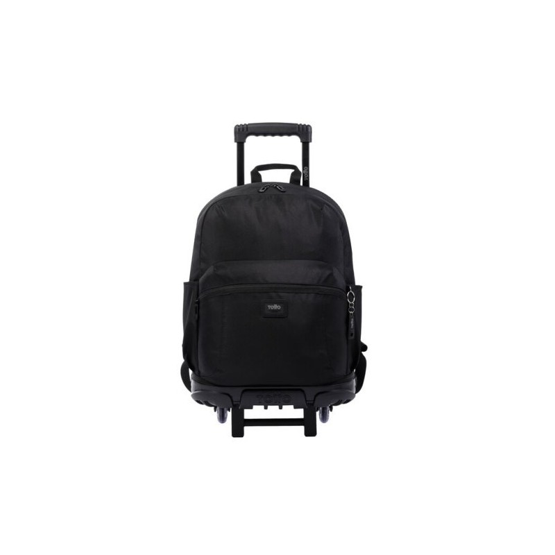 MOCHILA ESCOLAR CON RUEDAS GRANDE NEGRA TRIK TOTTO MA03TKI003 22200 N01