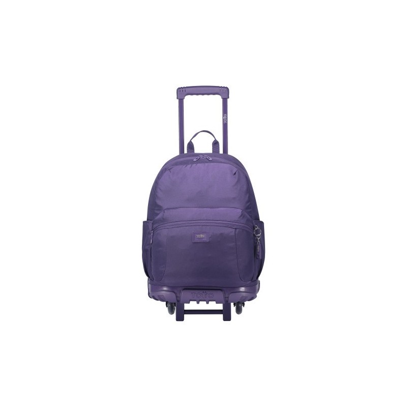 MOCHILA ESCOLAR CON RUEDAS COLOR MORADO TRIK TOTTO MA03TKI003 23100 M4R