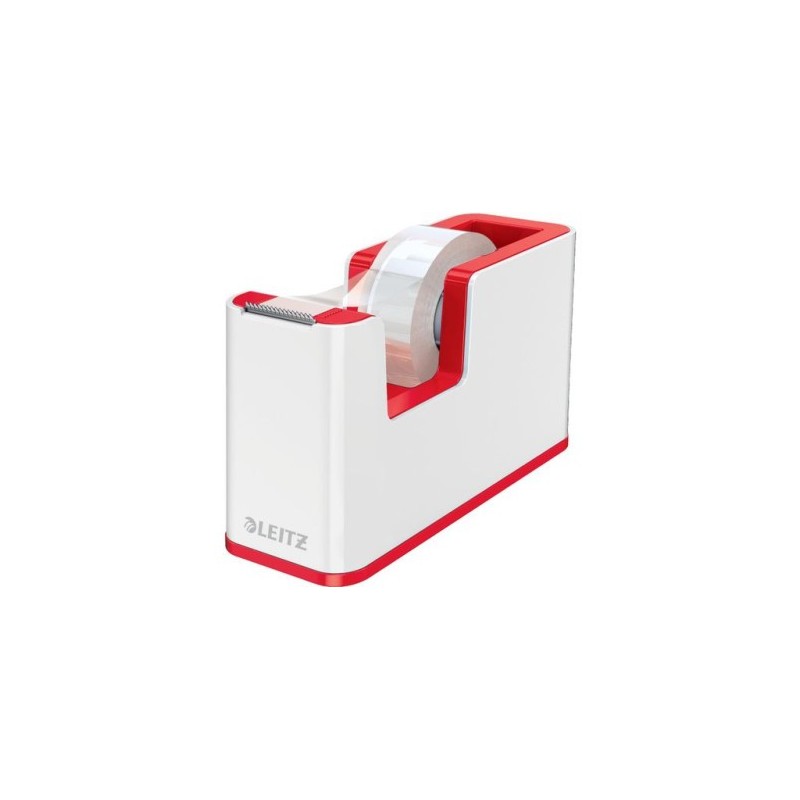 DISPENSADOR DE CINTA ADHESIVA LEITZ WOW DUAL ROJO BLANCO LEITZ 53641026