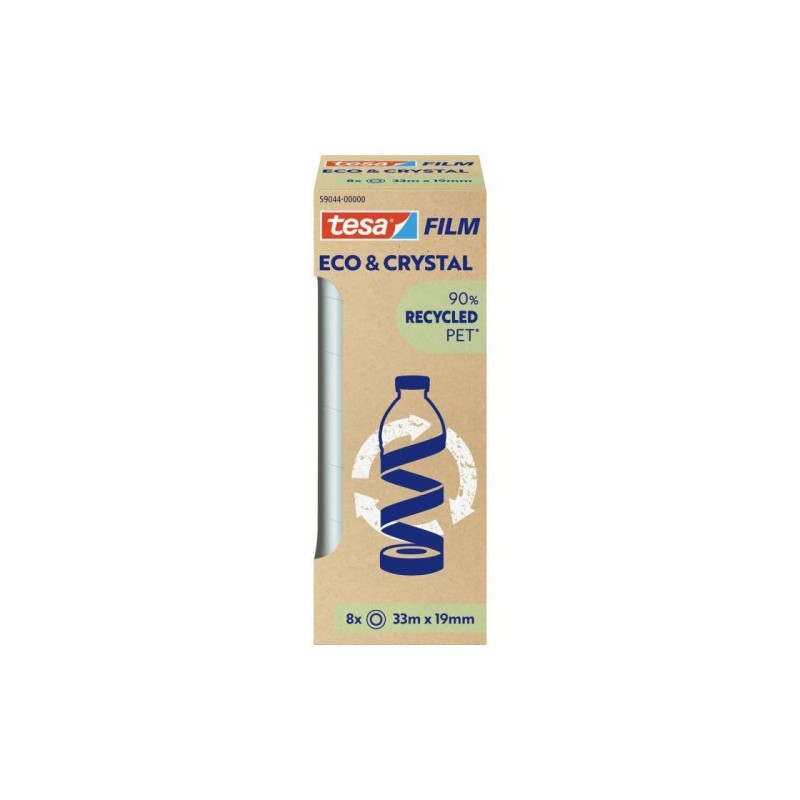 PACK 8 CINTAS ADHESIVAS TESAFILM ECOPREMIUM 33 19 TOWER TESA TAPE 59044 00000 00