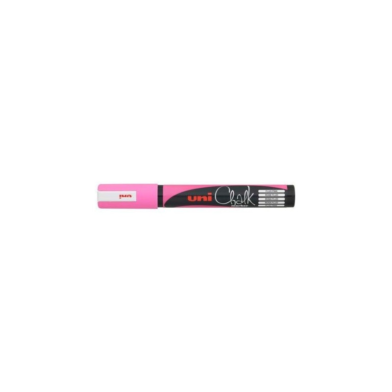 Uni Ball PWE 5M marcador de tiza Rosa 1 piezas