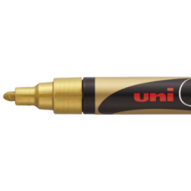Uni Ball PWE5M OR marcador de tiza Oro 1 piezas