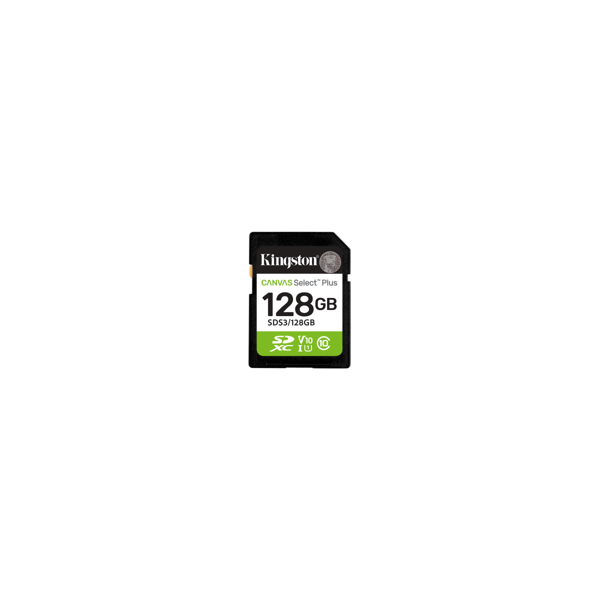 Kingston Technology 128 GB SDXC Canvas Select Plus Gen3 150 MB s C10 UHS I U1 V10