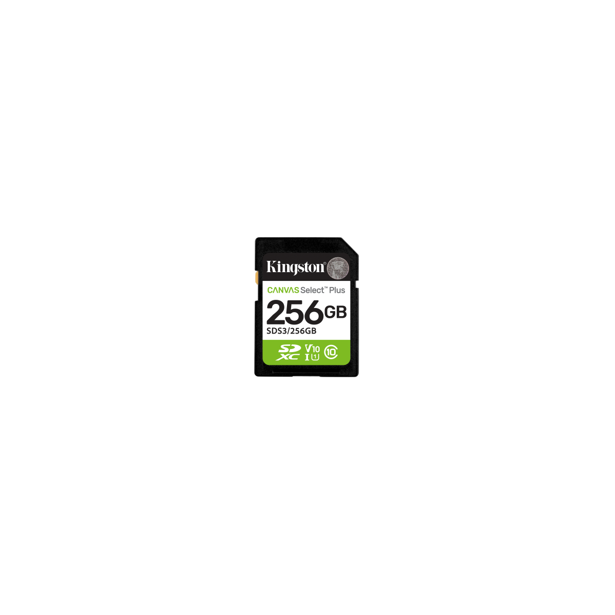 Kingston Technology 256 GB SDXC Canvas Select Plus Gen3 150 MB s C10 UHS I U1 V10