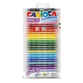 Carioca Birello rotulador Fino Medio Multicolor 30 piezas