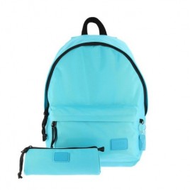 PACK MOCHILA ESTUCHE COLOR AZUL KALEX TOTTO MA04COM093 22100 Z95