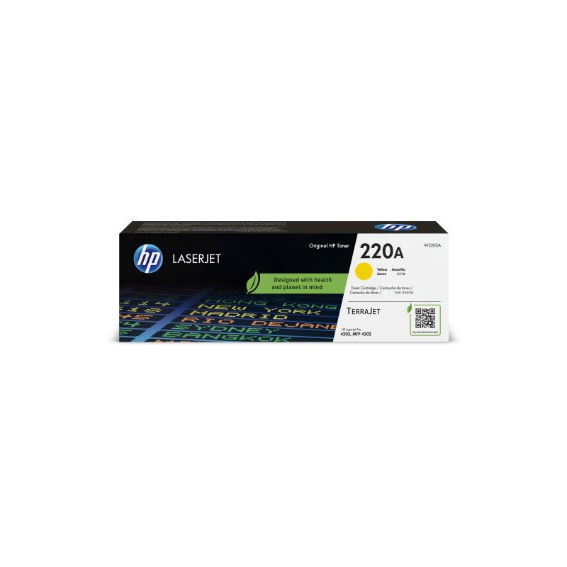 HP Cartucho de toner Original LaserJet 220A amarillo