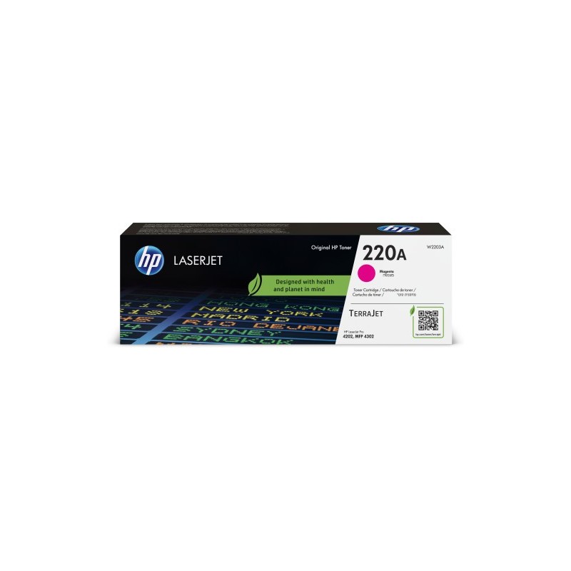 HP Cartucho de toner Original LaserJet 220A magenta