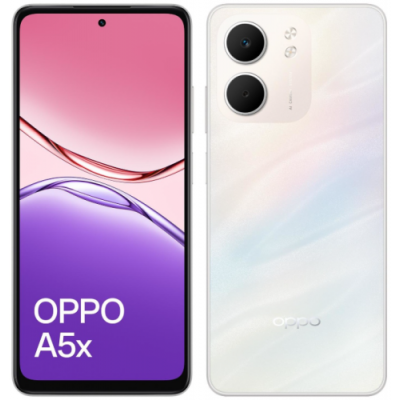OPPO A5x 169 cm 667 SIM doble 4G USB Tipo C 4 GB 128 GB 6000 mAh Blanco