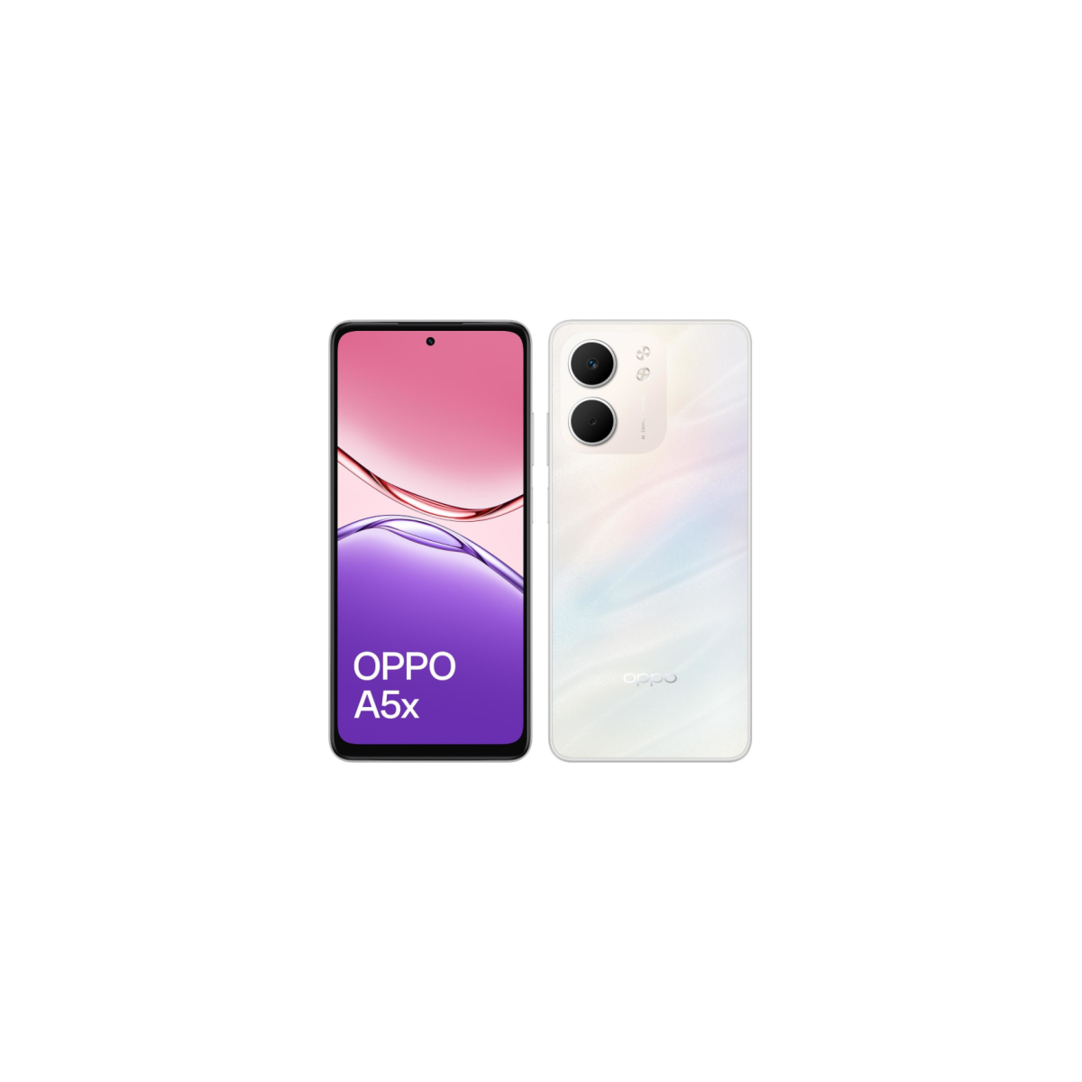OPPO A5x 169 cm 667 SIM doble 4G USB Tipo C 4 GB 128 GB 6000 mAh Blanco