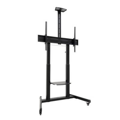 TooQ AQUILES Soporte de Suelo con Ruedas con Regulacion de Altura para Pantallas 60 100 Negro