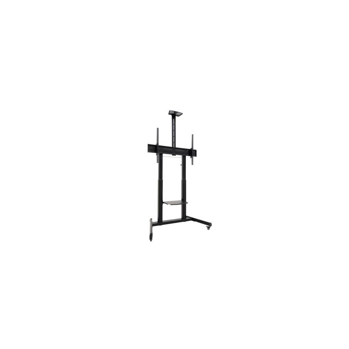 TooQ AQUILES Soporte de Suelo con Ruedas con Regulacion de Altura para Pantallas 60 100 Negro