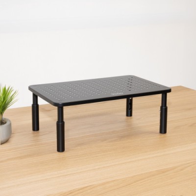 TooQ Soporte Elevador Multiusos para Monitor Portatil Negro