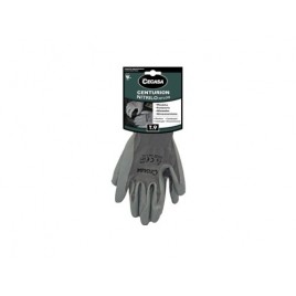 GUANTES DE TRABAJO CENTURION NITRILO NYLON GRIS T9 GRANDE L CEGASA 327100