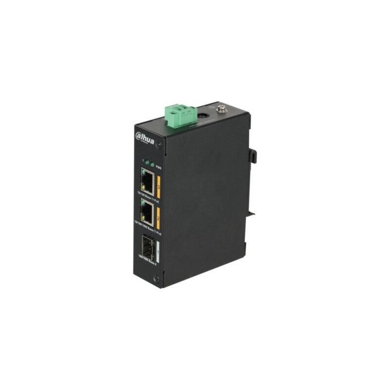 DH PFS3103 1GT1ET 60 V2 DAHUA SWITCH INDUSTRIAL 3 PUERTOS 2 POE