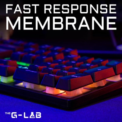 GAMING KEYBOARD MEMBRANE RGB TKL SP LAYOUT WHITE