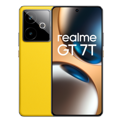 realme GT 7T 173 cm 68 SIM doble Android 15 5G USB Tipo C 12 GB 256 GB 7000 mAh Amarillo