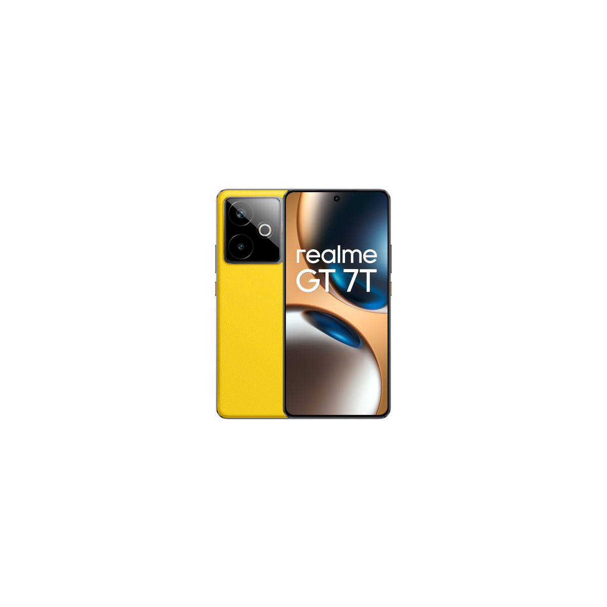 realme GT 7T 173 cm 68 SIM doble Android 15 5G USB Tipo C 12 GB 256 GB 7000 mAh Amarillo