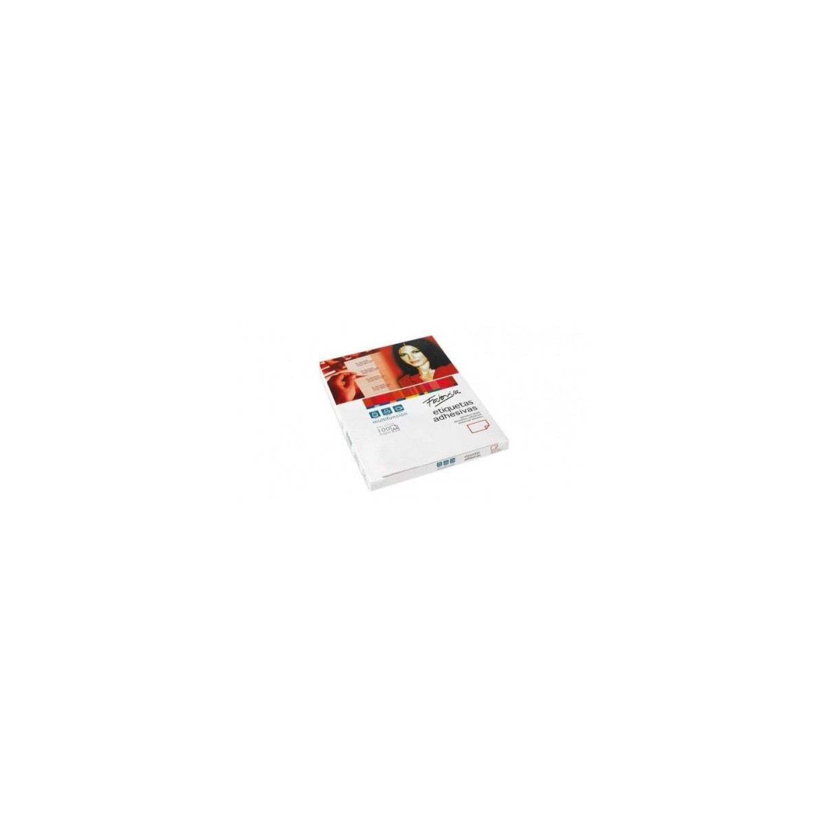 CAJA 100 HOJAS ETIQUETAS ADHESIVAS ILC BLANCA 210X297 FABRISA 15323F
