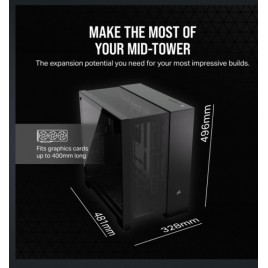 CAJA CORSAIR 6500D AIRFLOW MID TOWER NEGRA CC 9011259 WW