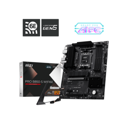 MSI PRO B850 S WIFI6E placa base AMD B850 Zocalo AM5 ATX