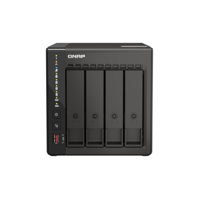 QNAP QVP 41C servidor de almacenamiento NAS Torre Intel Celeron J6412 8 GB DDR4 0 TB Negro