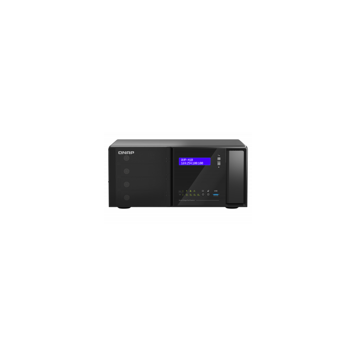 QNAP QVP 41B 8G P Grabadore de video en red NVR Negro