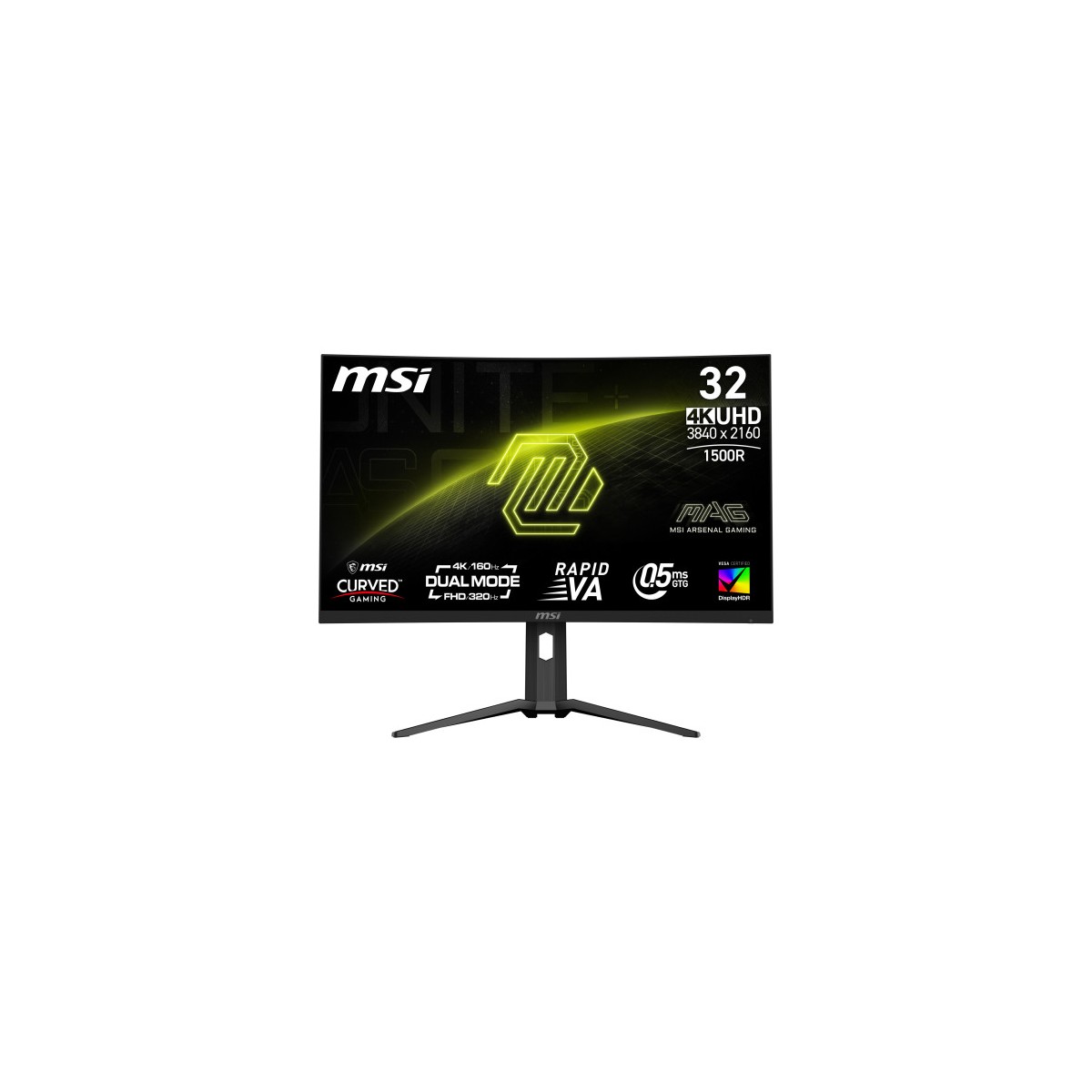 MSI MAG 321CUPDF pantalla para PC 80 cm 315 3840 x 2160 Pixeles 4K Ultra HD LCD Negro