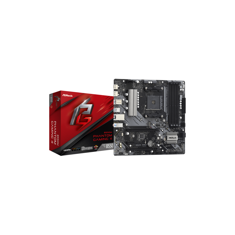 Asrock B550M Phantom Gaming 4 AMD B550 Zocalo AM4 micro ATX