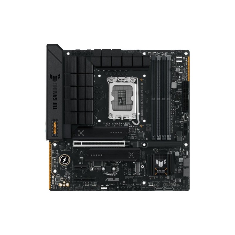 PLACA ASUS TUF GAMING B760M PLUS IIINTEL1700B7604DDR5128GBHDMIDP4SATA2M25USB 321USB C25GBMATX