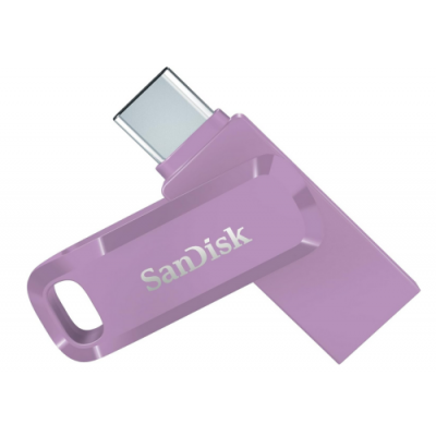SanDisk Ultra Dual Drive Go USB 128GB unidad flash USB USB Type A USB Type C 32 Gen 1 31 Gen 1 Lavanda