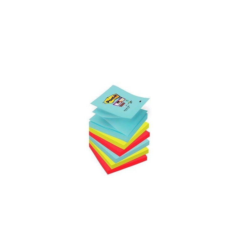 PACK 6 BLOCS 90 HOJAS Z NOTES ADHESIVAS 76X76MM SUPER STICKY COLECCIoN COSMIC R330 6SS COS POST IT 7100263209