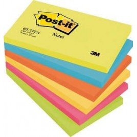 PACK 6 BLOCS 100 HOJAS NOTAS ADHESIVAS 76X127MM COLECCIoN ENERGETIC 655 TFENN POST IT 7100172314