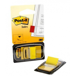 BLISTER DISPENSADOR 50 MARCADORES INDEX AMARILLO 254X432MM 680 5 POST IT 7100102671