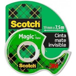 ROLLO CINTA INVISIBLE 19MM X 75M MAGICCON DISPENSADOR 8 1975D SCOTH 7100086322