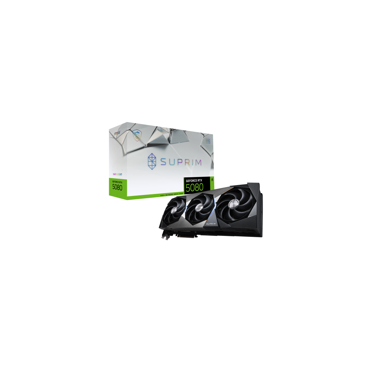 MSI SUPRIM GeForce RTX5080 16G SOC NVIDIA GeForce RTX 5080 16 GB GDDR7