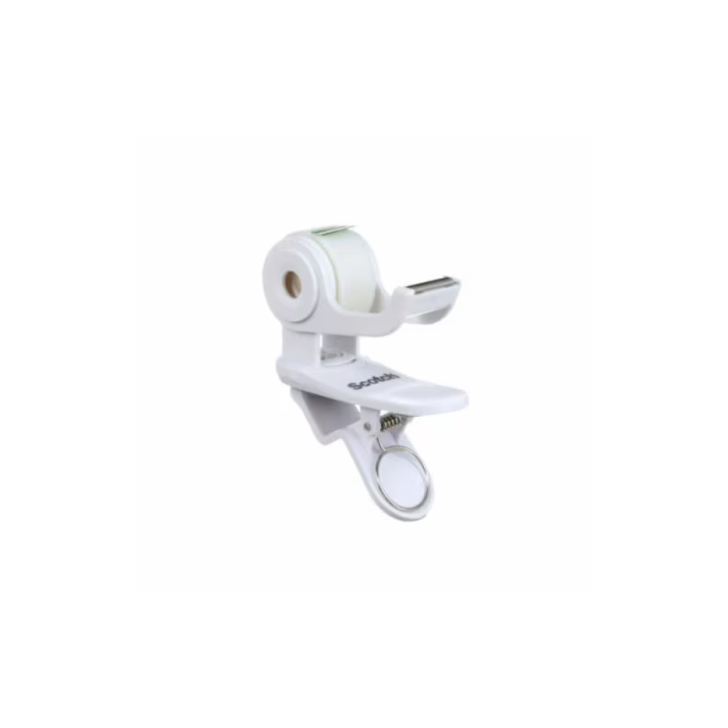 DISPENSADOR PORTARROLLOS CLIPTWIST C19 BLANCO CON ROLLO CINTA INVISIBLE 19MM X 889M MAGIC C19 CLIP WH EMEA SCOTH 7012754545