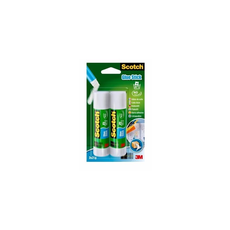 PACK 2 BARRAS ADHESIVO PERMANENTE CLASSIC LINE 21GR 6242C SCOTH 7100115623