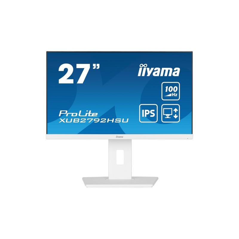 iiyama ProLite XUB2792HSU W6 LED display 686 cm 27 1920 x 1080 Pixeles Full HD Blanco