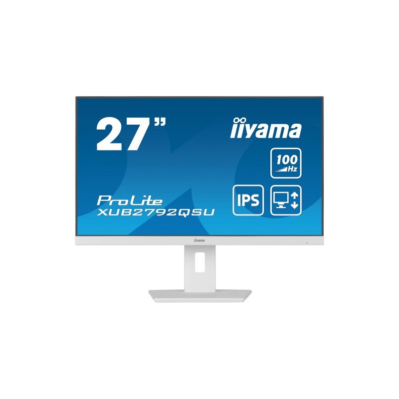 iiyama ProLite XUB2792QSU W6 pantalla para PC 686 cm 27 2560 x 1440 Pixeles Wide Quad HD LED Blanco