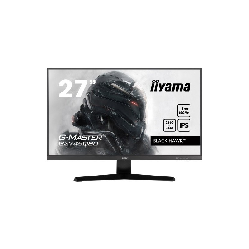 iiyama G MASTER G2745QSU B1 pantalla para PC 686 cm 27 2560 x 1440 Pixeles Dual WQHD LED Negro