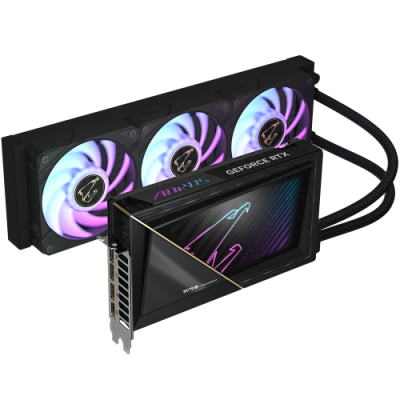 GIGABYTE AORUS GeForce RTX 5090 XTREME WATERFORCE 32G Tarjeta Grafica 32 GB GDDR7 512 bits PCI E 50 2655 MHz Frecuencia Base 3 