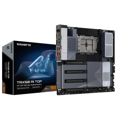 GIGABYTE TRX50 AI TOP 2B Placa Base Procesadores AMD Ryzen Threadripper PRO 7000 VRM digital de 1684 fases hasta 5200 MHz DDR5 