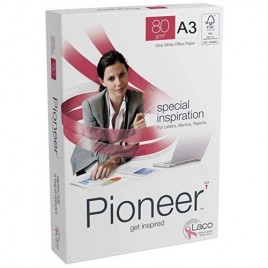 PAQUETE 500H PAPEL SPECIAL PREMIUM 80GR A3 PIONEER CIE 169 PNR0800195