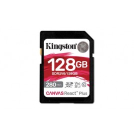 Kingston Technology Canvas React Plus 128 GB SDXC UHS II Clase 10