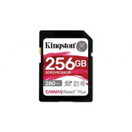 Kingston Technology Canvas React Plus 256 GB SDXC UHS II Clase 10